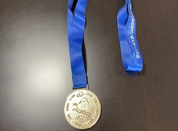 第61回北海道障がい者スポーツ大会で獲得したメダル