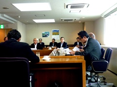 北海道市長会理事会の様子