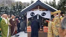 北海道義士祭墓前祭