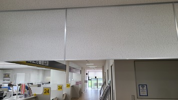 2階の防煙の垂れ壁