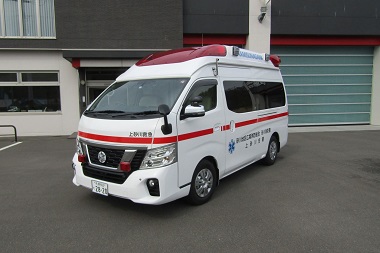 上砂川救急車の写真