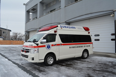 砂川救急車の写真