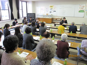 砂川市認知症を抱える家族の会総会の様子