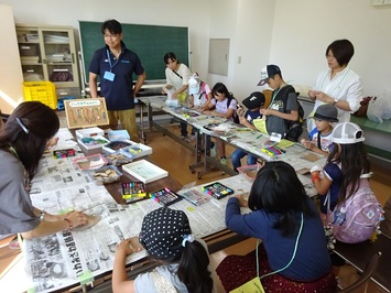 バッグタグ作り（ネイバル砂川）