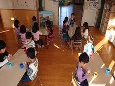 保育所に「ゆめぴりか(お米)」をいただきました!