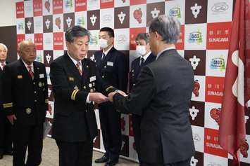 奈井江消防団団長に石川正人氏が就任