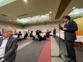 商工会議所其田勝則会頭の乾杯