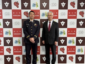 陸上自衛隊滝川駐屯地　田端中隊長転任挨拶