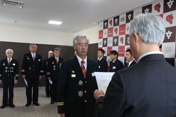 上砂川消防団 坂本充生副団長