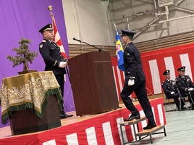 自衛官候補生入隊式