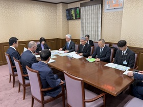 北海道河川環境整備促進協議会中央要望