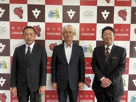 北海道日立システムズ 堀田代表取締役 来訪