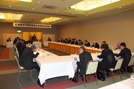 北海道河川環境整備促進協議会総会の様子