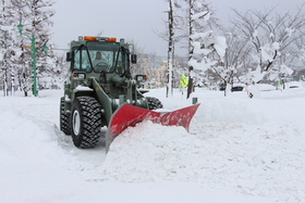 除雪作業の様子