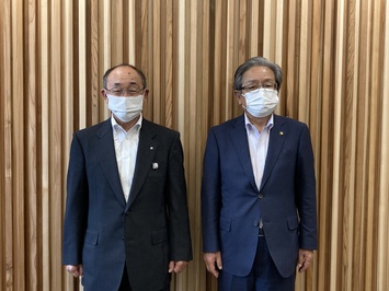 熊田町長と記念撮影
