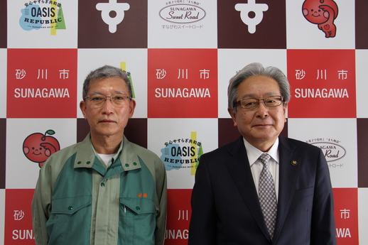 北海道三井化学株式会社安藤和徳社長（写真左）