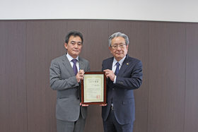 全国B&G指導者会シルバー褒賞受賞―野田勉氏