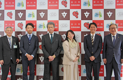 来訪したリクルート北海道じゃらんと須田製版の皆さん