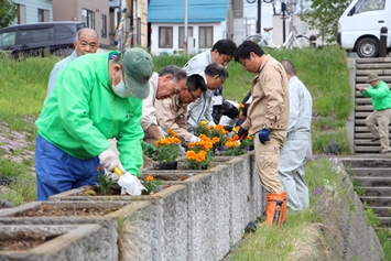 植栽会の様子