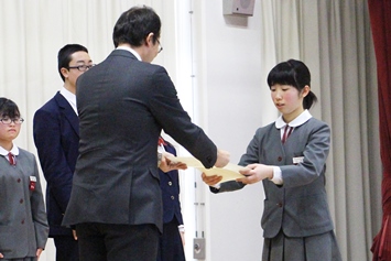 空知地区大会の出場者となった山内紗那さん