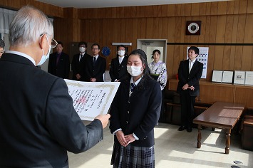 砂川高校卒業式