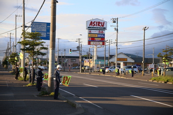 旗の波運動