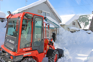 重機でも除雪